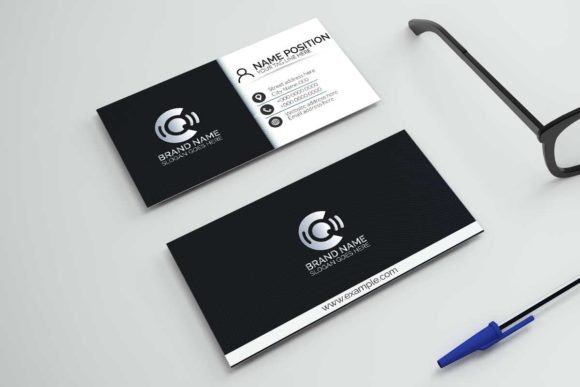 Make a Lasting Impression with the Corporate Dark Business Card