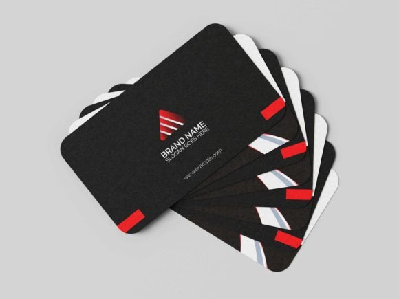 Modern Red and Dark Business Card: Elevating Professional Identity in a Digital Age