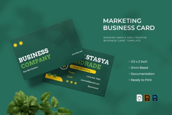 Senior Marketing - Business Card: A Modern Identity Solution