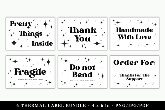 Thermal Printer Labels Bundle: The Ultimate Digital Solution for Effortless Organization